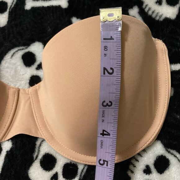 GAPBODY 34C Taupe nude smooth convertible strap strapless underwire t-shirt bra - Picture 7 of 12